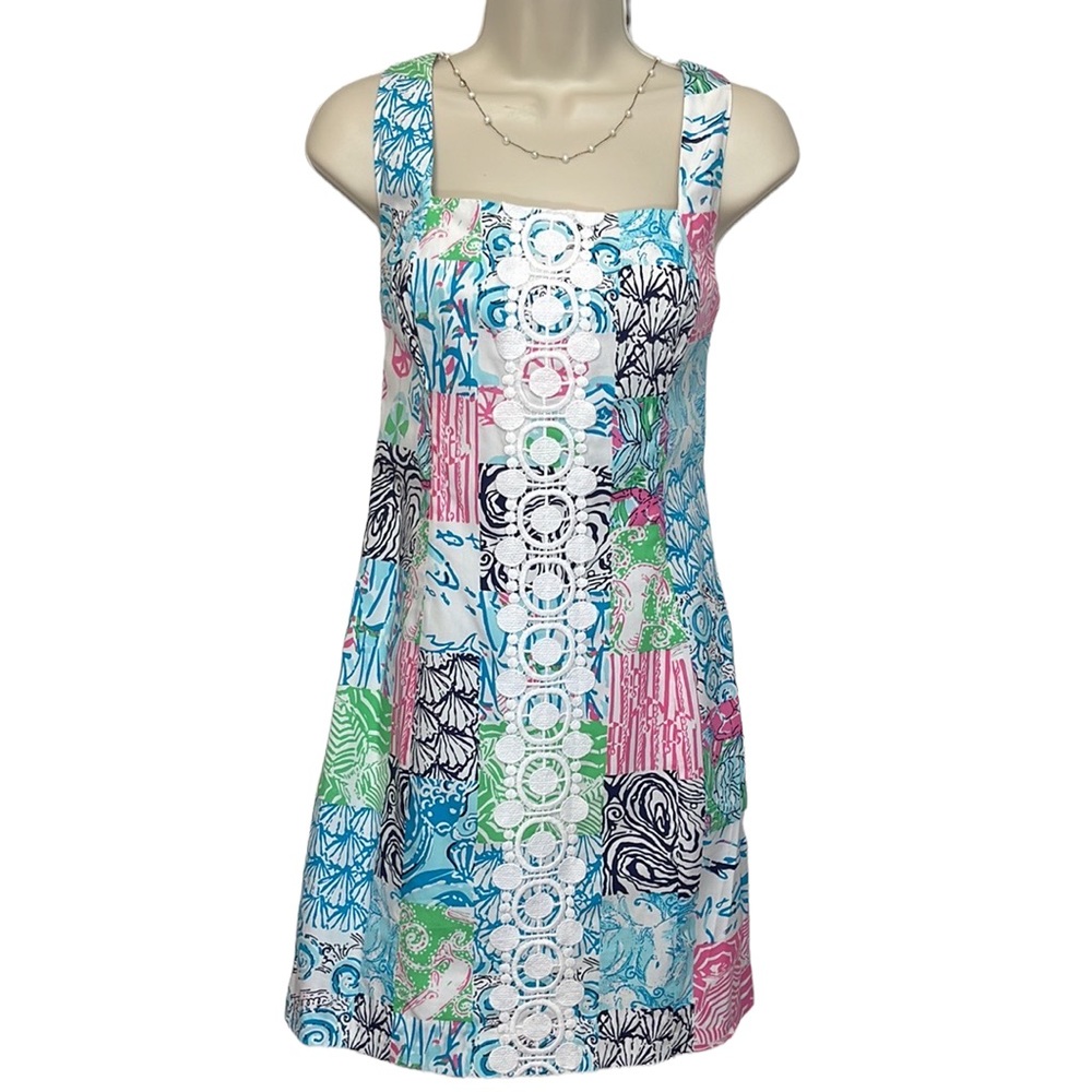 Lilly Pulitzer Osterville Patch Shift Dress - Picture 3 of 7